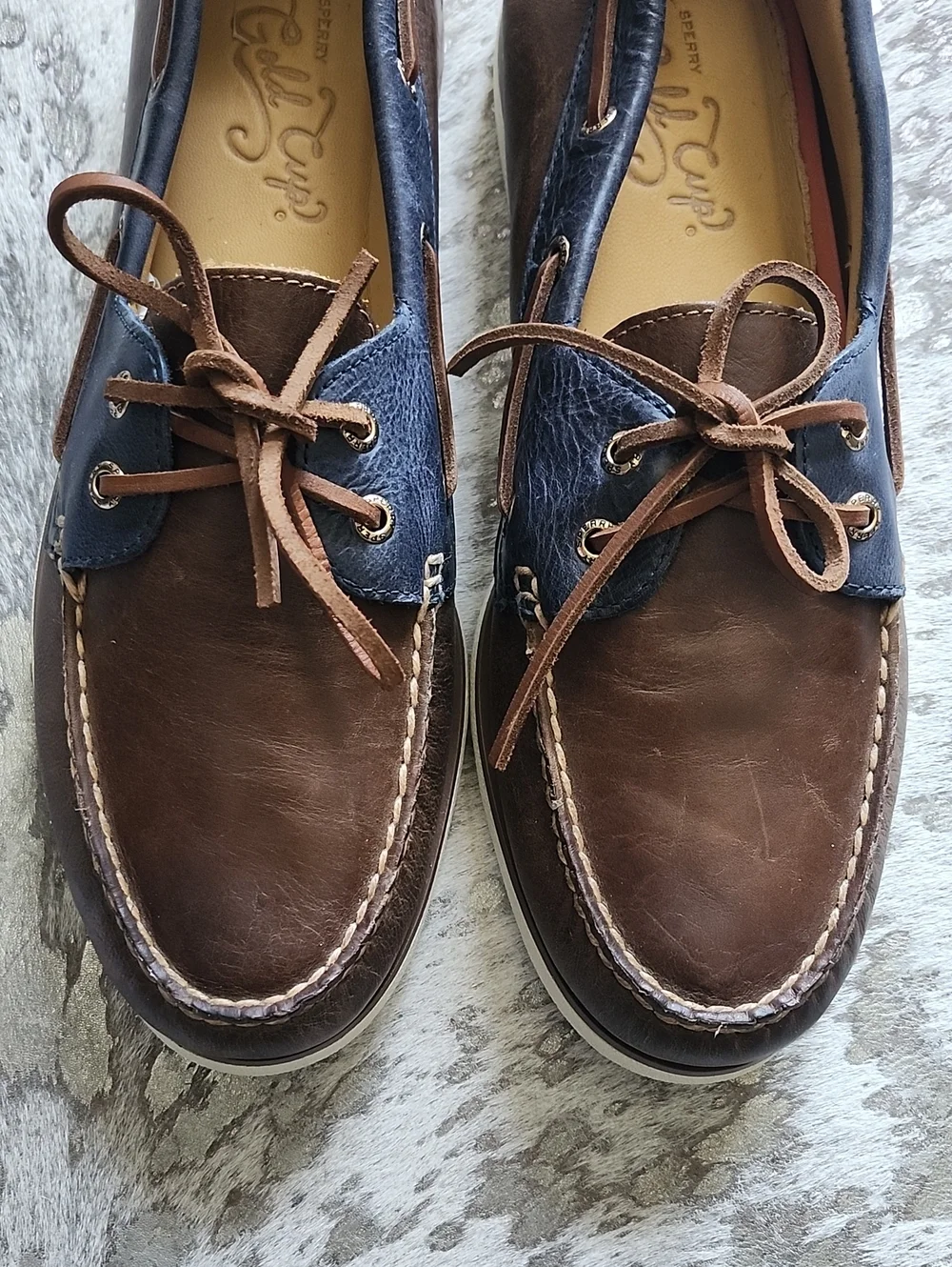 Sperry Gold Cup Authentic Orginal Boat Shoes NWOB Sz12⁸